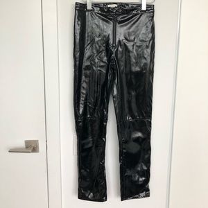 Crazy vinyl trousers H&M